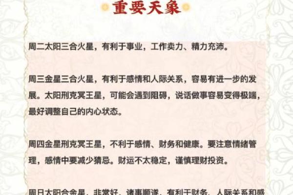 星座运势指南：今日各星座的幸运与挑战