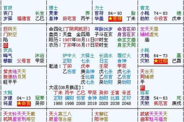 紫微斗数命盘解析技巧