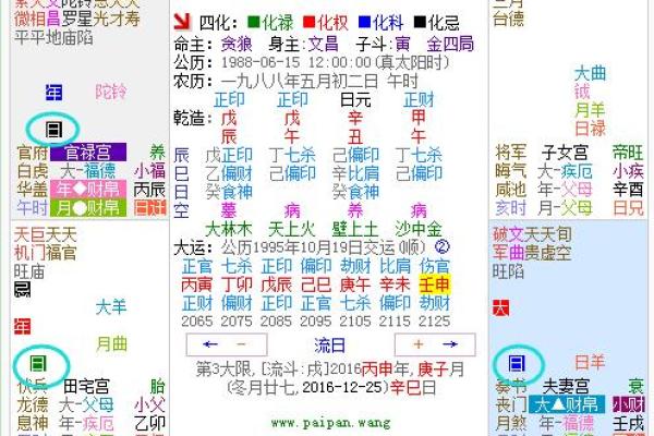 紫微斗数的四化飞星如何影响命运