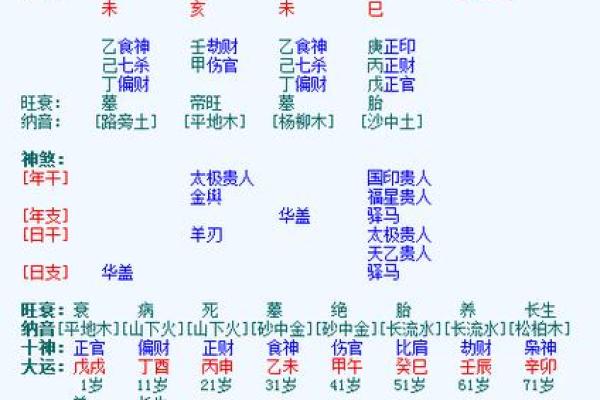 八字排盘中的五行分析与运势预测