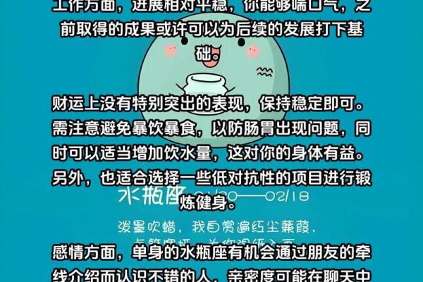 水瓶座今日运势解析：掌握机遇与挑战的关键时刻