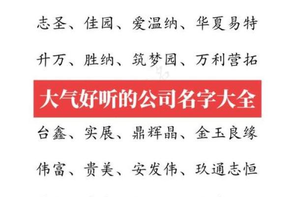 如何为公司起个吸引人的名字