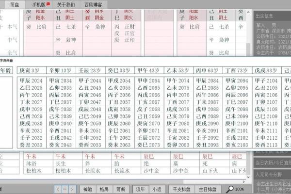 四柱八字排盘系统的基本原理与应用解析