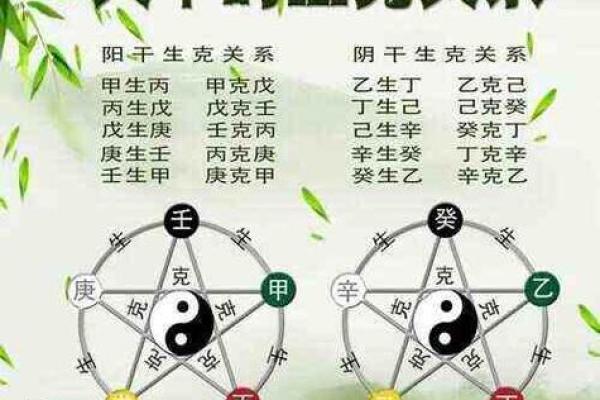 天干相克解析：两人命理中的相生与相克关系揭秘