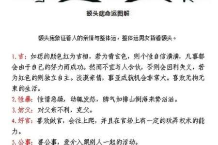 探秘玄学痣相与命运的微妙联系