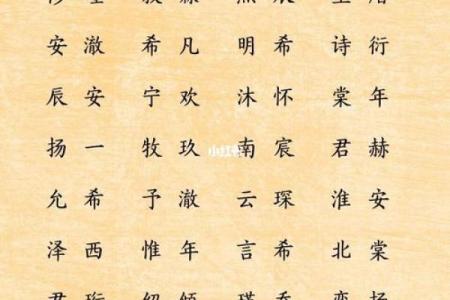 男宝宝名字大全：从传统到现代的完美选择