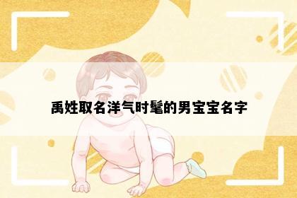 禹姓取名洋气时髦的男宝宝名字