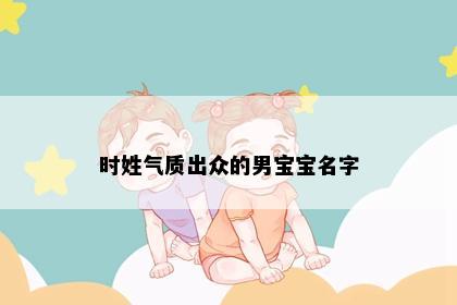 时姓气质出众的男宝宝名字