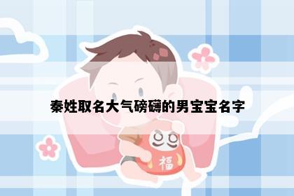 秦姓取名大气磅礴的男宝宝名字