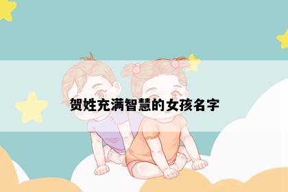 贺姓充满智慧的女孩名字