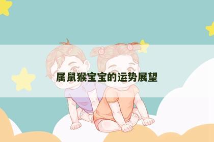 属鼠猴宝宝的运势展望